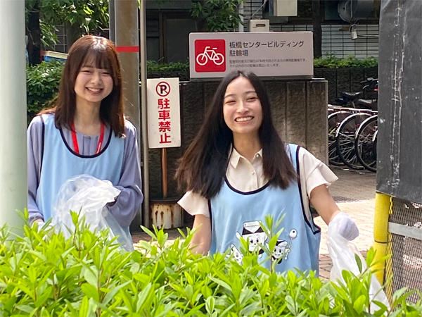 全国一斉清掃活動にチャレンジ！ 当日の様子