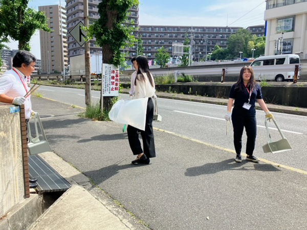 全国一斉清掃活動にチャレンジ！ 当日の様子